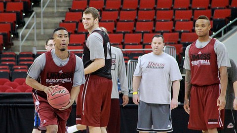 Gallery: UMass basketball holds open practice at PNC Arena, preps for first NCAA Tournament game