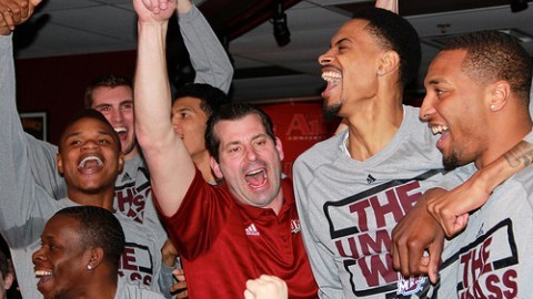Gallery: UMass basketball celebrates first NCAA Tournament selection in 16 years