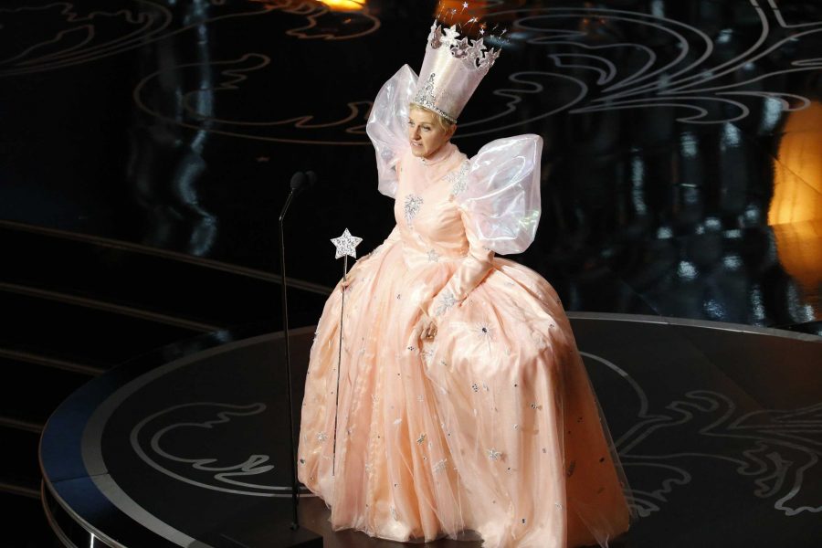 Ellen DeGeneres on stage during the 86th annual Academy Awards on Sunday. (Robert Gauthier/Los Angeles Times/MCT)