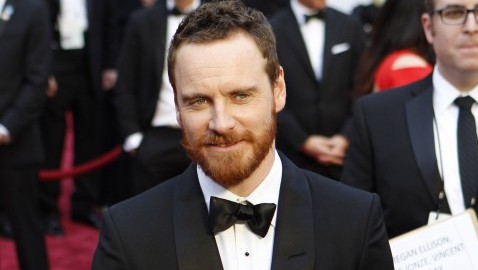 Michael Fassbender arrives at the 86th annual Academy Awards on Sunday, March 2, 2014, at the Dolby Theatre at Hollywood & Highland Center in Los Angeles. Fassbender portrays the title character in Lenny Abrahams newest film, Frank.(Wally Skalij/Los Angeles Times/MCT) 