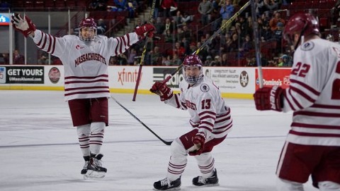 UMass races past New Hampshire in high-scoring final period