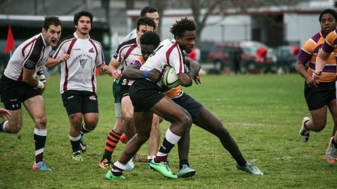 UMass Rugby defeated Albany 111-5 on Saturday. Shannon Broderick/ Daily Collegian