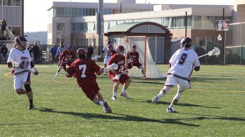 Trio leads No. 14 Harvard to victory over UMass men’s lacrosse