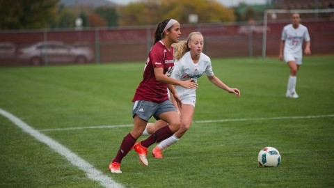 Cassidy Babin’s season-high nine saves secures 0-0 double overtime tie for UMass womens soccer
