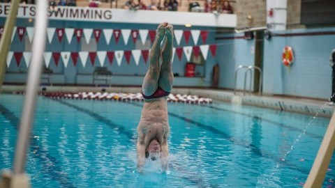 Mens and womens swim and dive both fell to Army at Boyden on Friday night, Oct. 14, 2016. ( Judith Gibson-Okunieff/Daily Collegian) 