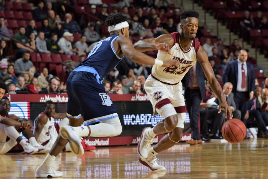 Multiple players step up for UMass mens basketball in loss