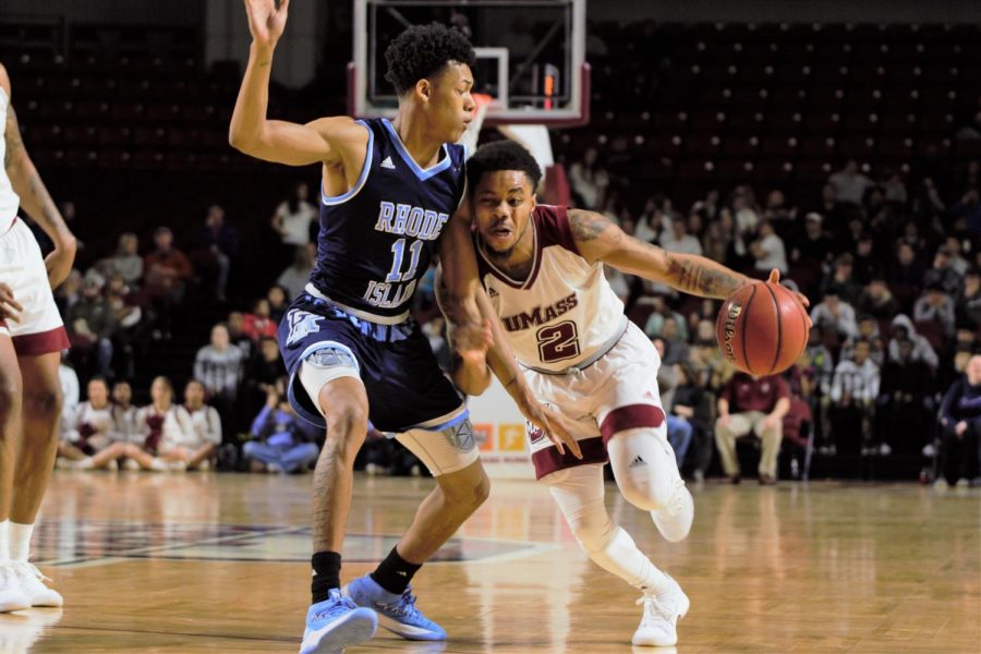 UMass men’s basketball comes up short in fight with No. 22 URI