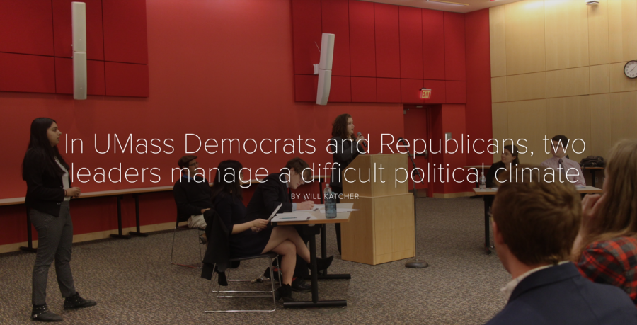 In UMass Democrats and Republicans, two leaders manage a difficult political climate
