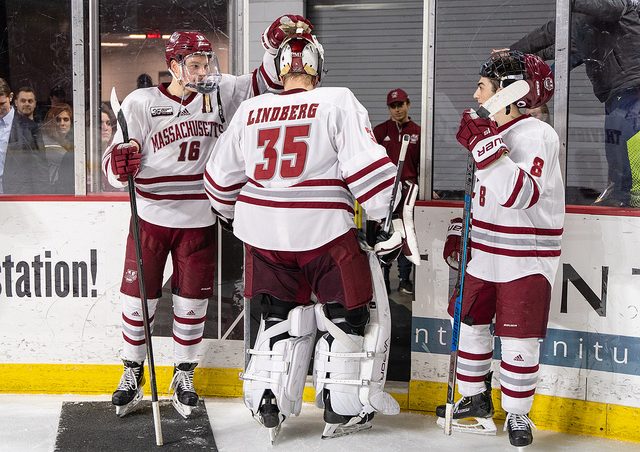 Filip Lindberg ready to go if called upon in Hockey East semifinal