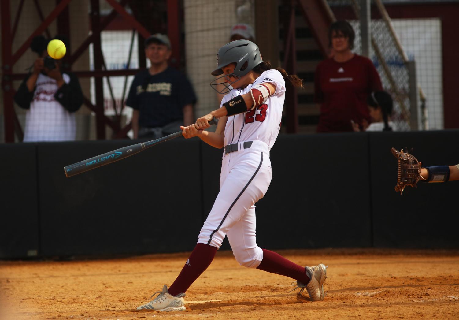 UMass softball sweeps double header against George Washington ...