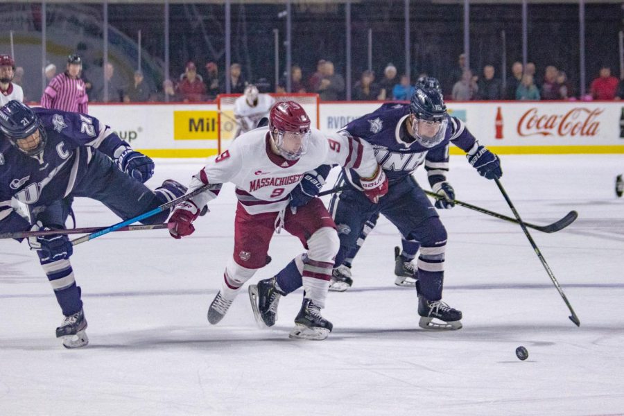No. 7 UMass unable to score the ugly goal in Friday’s loss against UNH