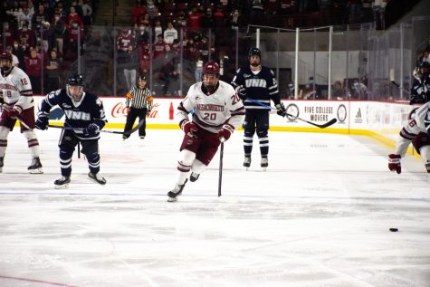 UMass displays depth down the lineup in Friday’s matchup against Northeastern