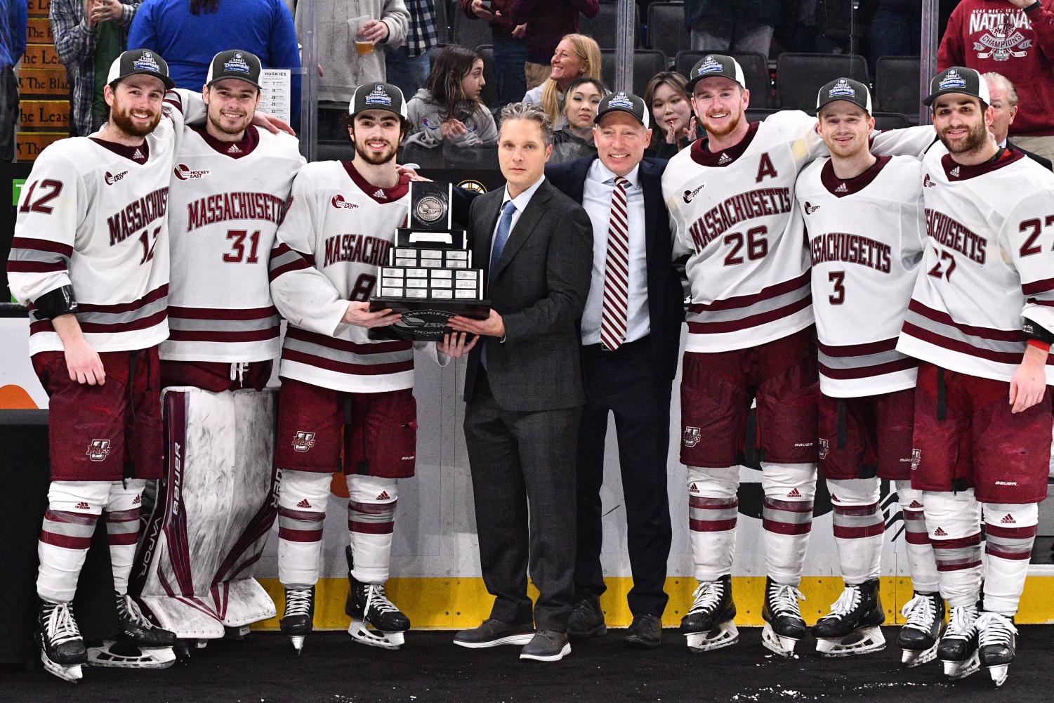 UMass Defeats UConn In Overtime To Win Second Consecutive Hockey East ...