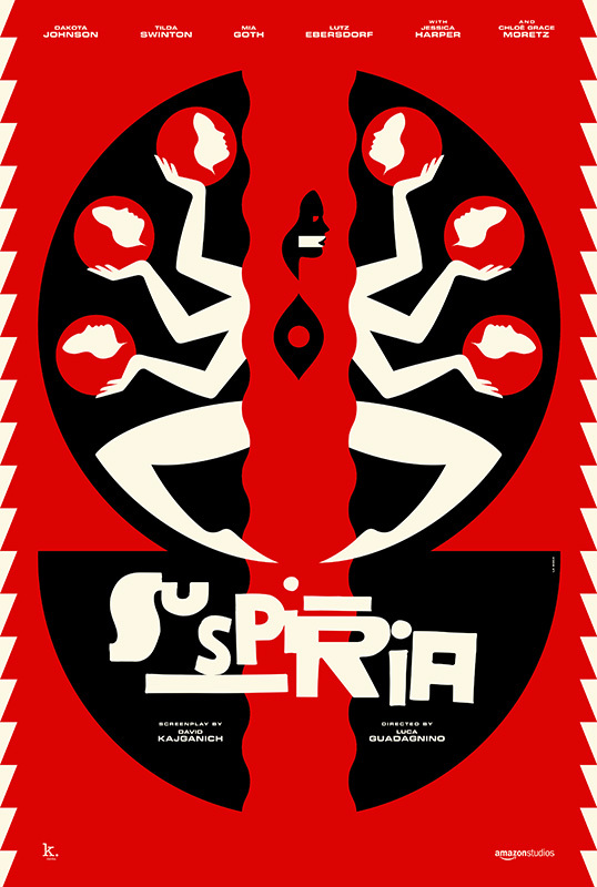 Official poster for Suspiria (2018)