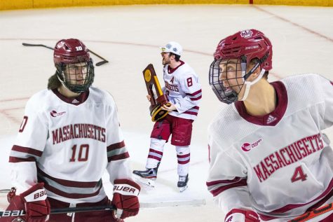‘Nobody really had many expectations for any of them except us,’ how Greg Carvel shapes undrafted Minutemen into NHL prospects