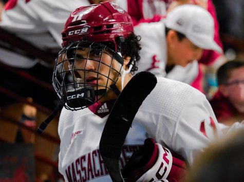 Name on the back of UMass freshman Taylor Makar's jersey doesn't
