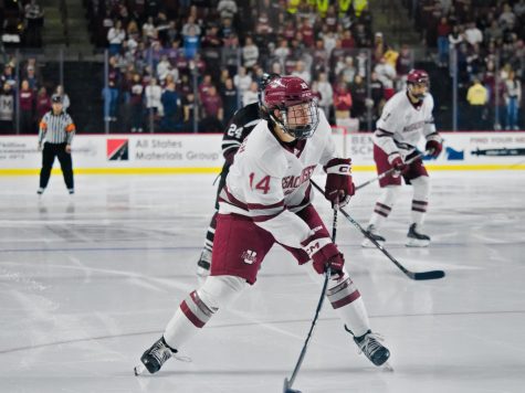 Name on the back of UMass freshman Taylor Makar's jersey doesn't