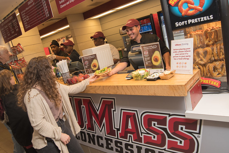 Who has the best food in Hockey East?