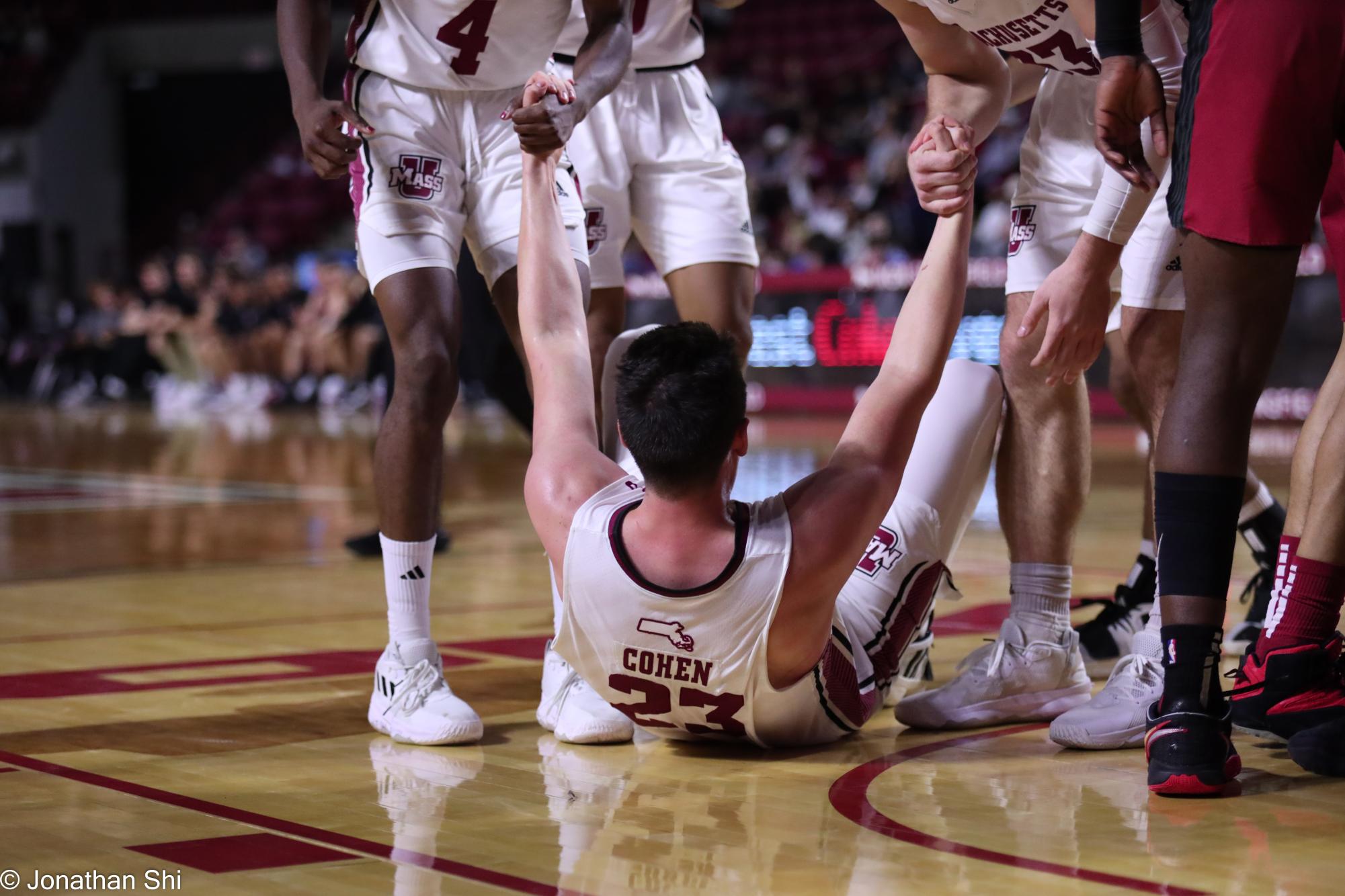 Offense shines as UMass beats West Virginia