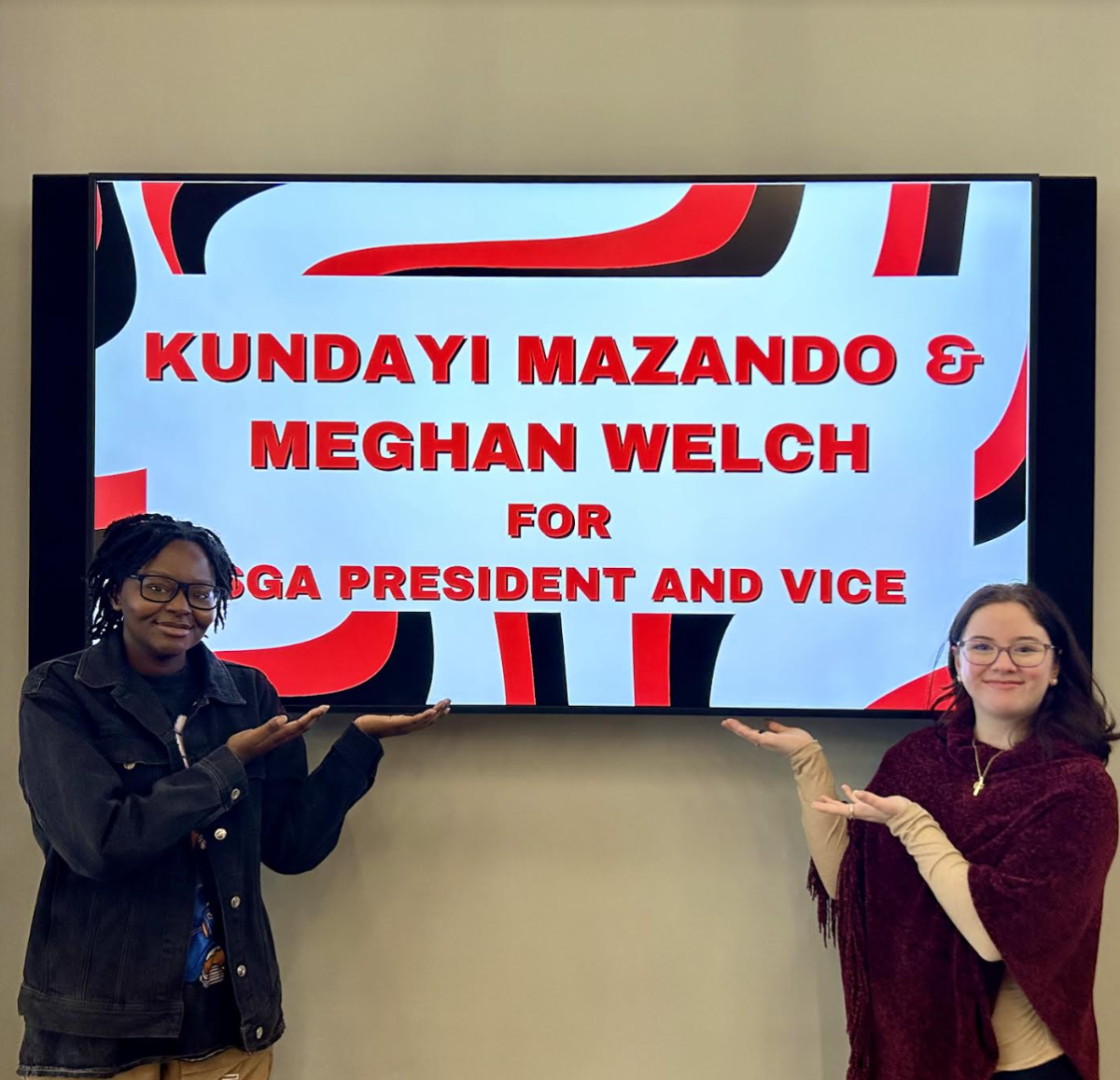 SGA Elections: Kundayi Mazando and Meghan Welch