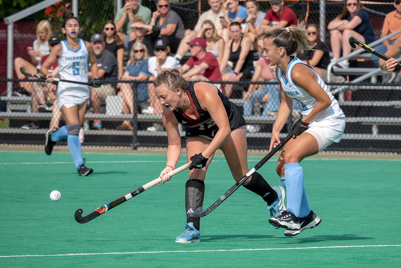 UMass field hockey won against Columbia 4-1 at Gladchuk Stadium on 9/6/24.