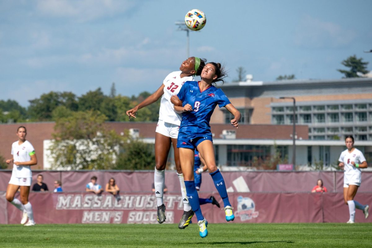 UMass women's soccer celebrates senior day and beat UMass Lowell 1-0 at Rudd Field on 9/15/24.