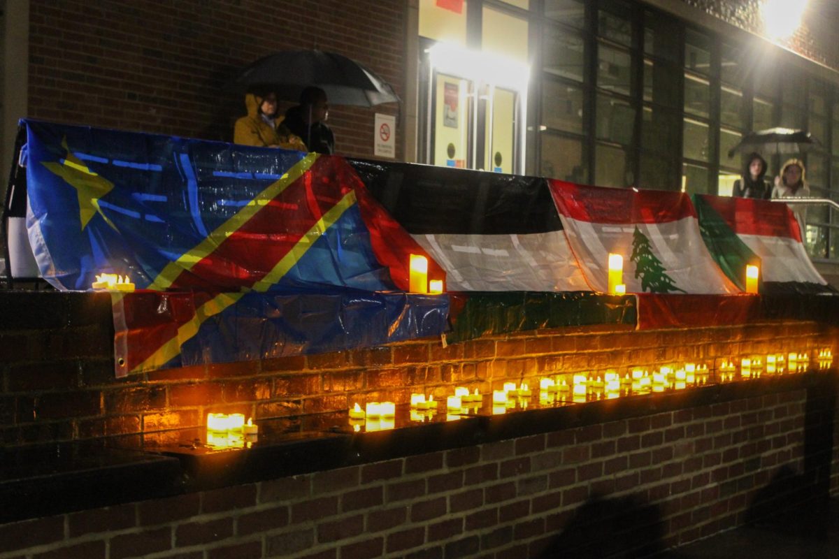 UMass students hold vigil for those in the Congo, Sudan, Lebanon and Palestine