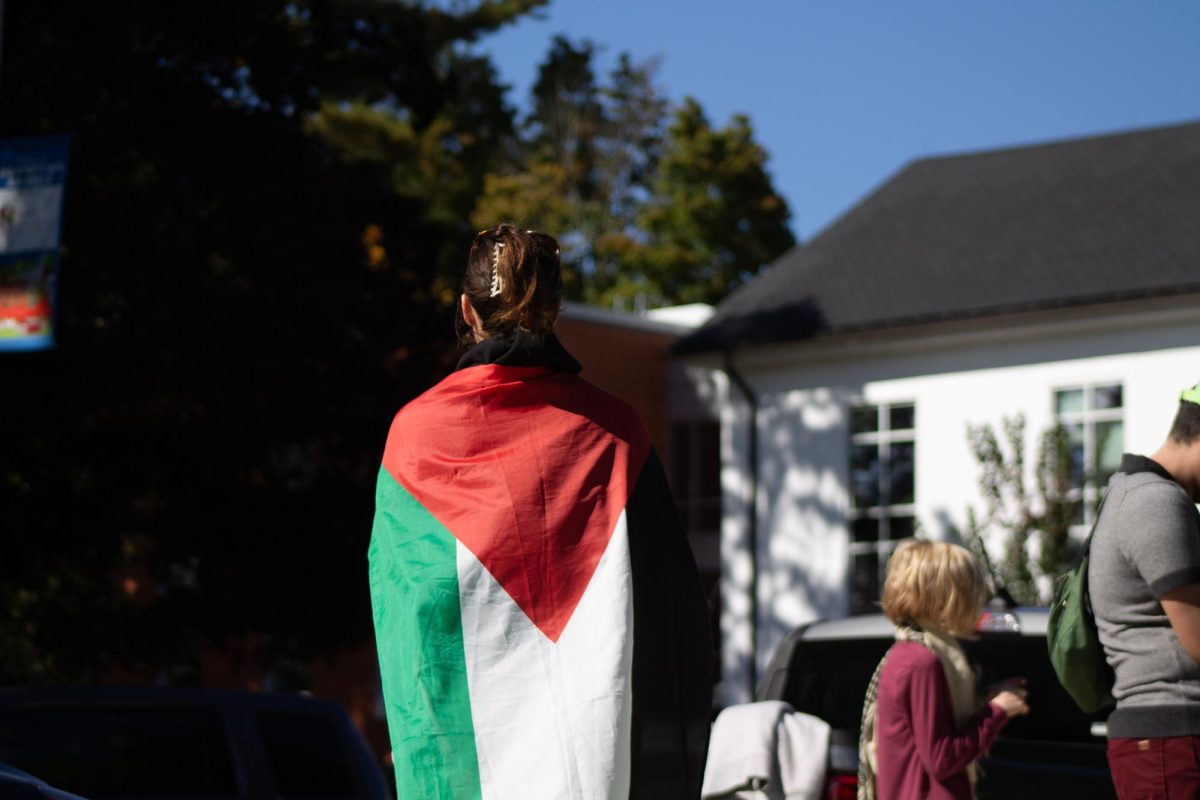 The Western Mass Coalition for Palestine leads a rally and march from the Amherst Town Commons through the streets to the UMass Amherst campus.

