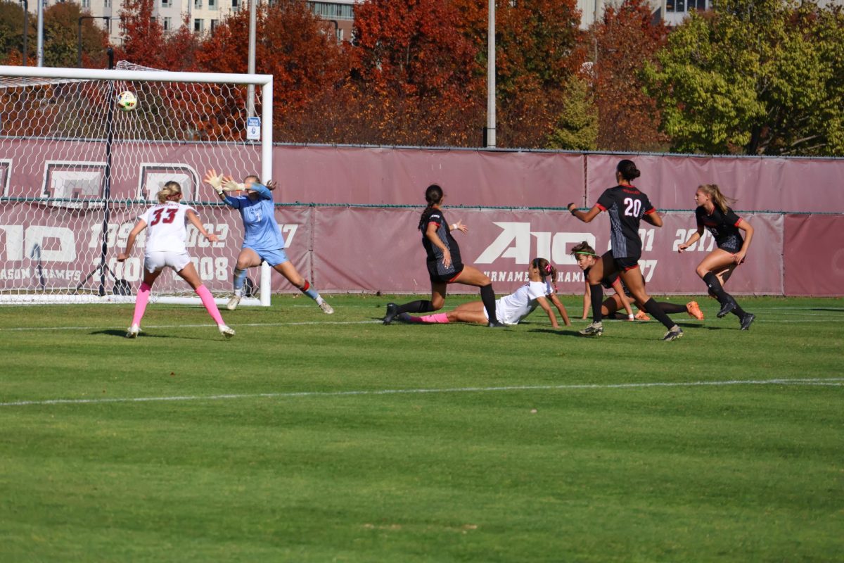 UMass Women's Soccer won 2-0 against Davidson at Rudd Field on 24/10/24.