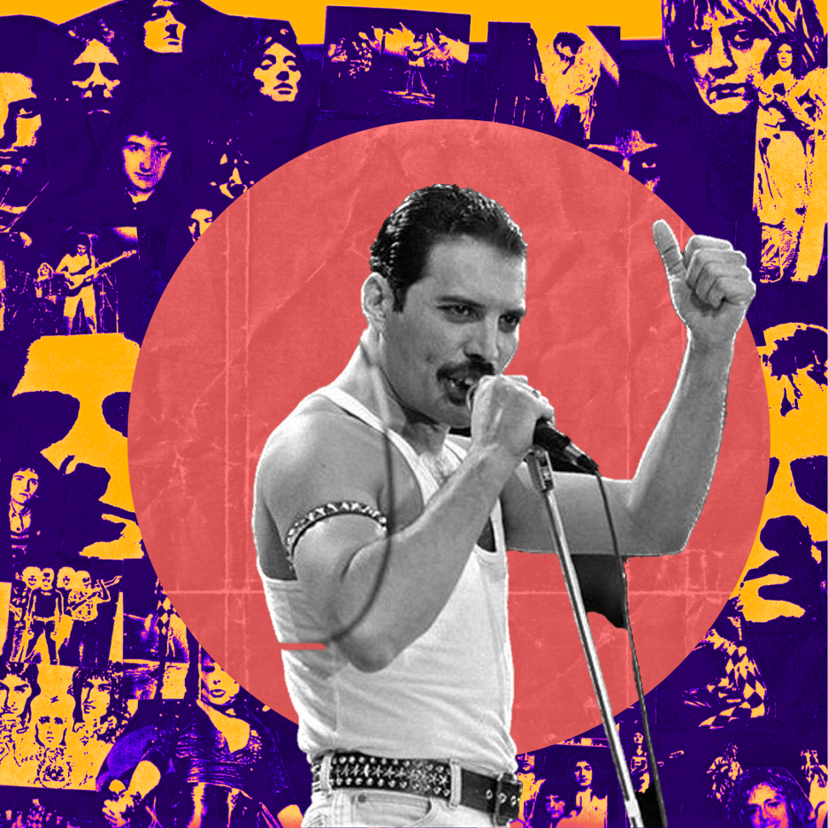 Image made by Suzanne Bagia using images courtesy of the Official Freddie Mercury Instagram and MabMeadowsMercury (altered on Canva) 